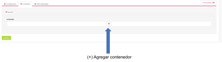 agregar contenido sirnico